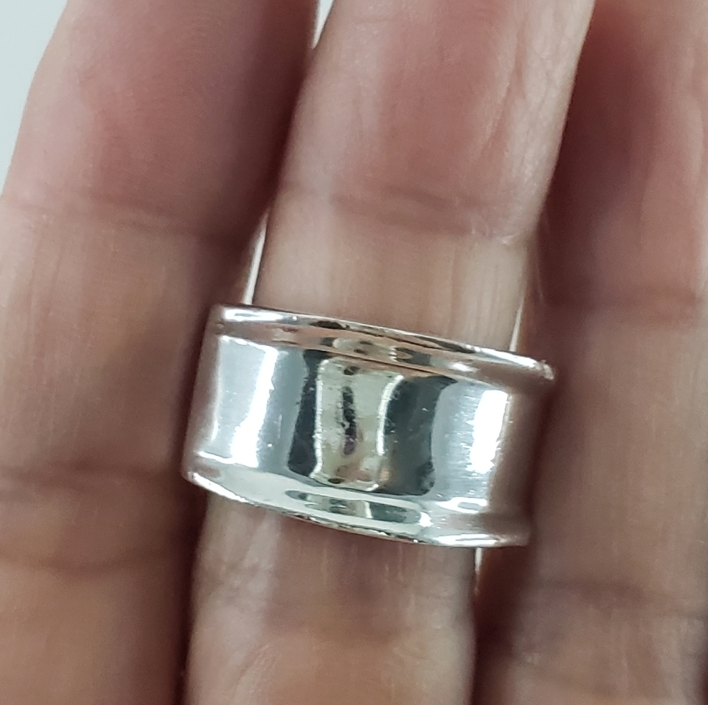 Vintage Wedding Ring 925 Sterling Silver Wedding Ring Sz 6